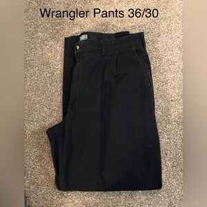 Men's Black Dress Pants - Wranglers 36/30